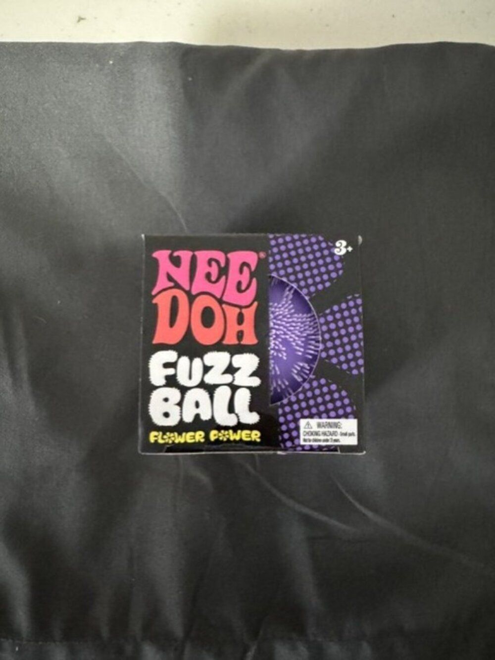 PURPLE Needoh FUZZ BALL Flower Power Nee Doh Sensory Squish Stress Ball